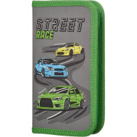 Пенал №1School Street race 1 отд., ламинат, софт тач, 190x110 мм,ПКК 03-6 Пенал №1School Street race 1 отд., ламинат, софт тач, 190x110 мм,ПКК 03-6