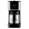 Кофеварка капельная BRAYER BR1125, 900 Вт, объем 1,25 л, LED-дисплей, термокружка в ПОДАРОК, черная