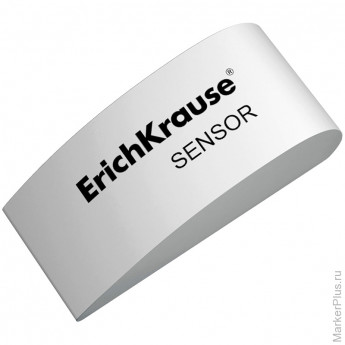 Ластик Erich Krause "Sensor White", форма капли, термопластичная резина, 50*18*23мм