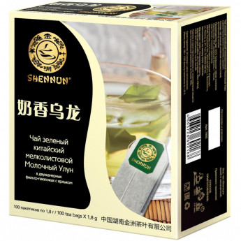 Чай Shennun Молочный Улун зеленый, 100пак. 1902
