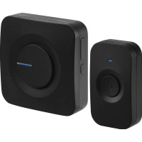 Звонок дверной беспроводной c цифровым кодированием черный Rexant