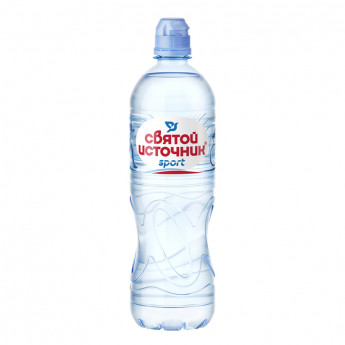Вода питьевая негазированная Святой источник, "Спорт", 0,5л, пластиковая бутылка 12 шт/в уп