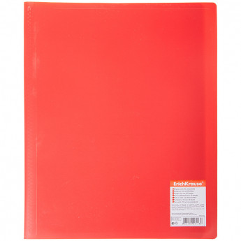 Папка с 20 вкладышами Erich Krause "Standard", 17мм, 350мкм, красная