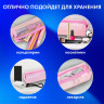Пенал-тубус BRAUBERG, сетка, 22х5х5 см, розовый, 272235