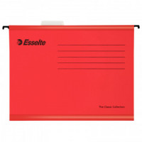 Подвесная регистратура папка Esselte Standart,205 гр,А4,красный 90316 25 шт