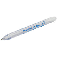 Ручка шариковая PenSan "Global", синяя, 0,5мм, штрих-код