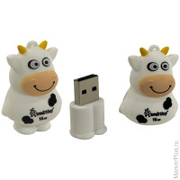 Память Smart Buy "Wild series" Коровка 16GB, USB2.0 Flash Drive, белый