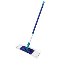 Швабра York "Smart", с флаундером 40,5*10,5 см, телескоп черенок 130см, еврорезьба, МОП микрофибра