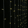 Электрогирлянда-занавес комнатная "Штора" 3х3 м, 196 LED, теплый белый свет, 220 V, ЗОЛОТАЯ СКАЗКА, 591352