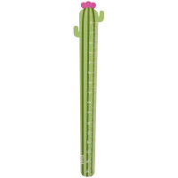 Линейка деревянная MESHU 'Cactus', 15см, ассорти, европодвес, 6 шт/в уп