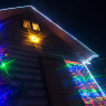 Гирлянда светодиодная Сеть 160 LED 1х1,5м, черный ПВХ, Мультиколор 215-119
