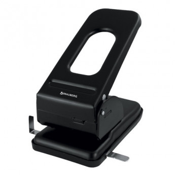 Дырокол металлический МОЩНЫЙ BRAUBERG 'Heavy duty', до 60 листов, черный, 226868