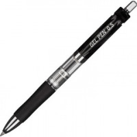 Ручка гелевая Attache Hammer черный стерж, автомат, 0,5мм