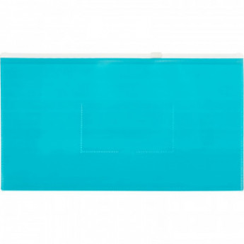 Папка на молнии 264х150 мм Attache Color , бирюза