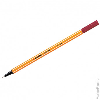 Ручка капиллярная "Point 88" темно-красная, 0,4мм
