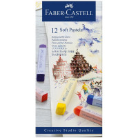 Пастель Faber-Castell "Soft pastels", 12 цв., картон. упак.