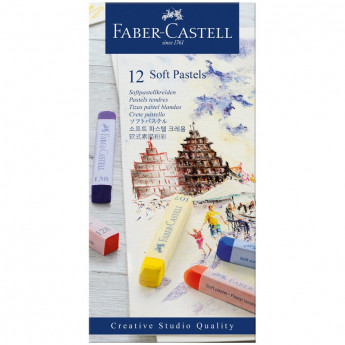 Пастель Faber-Castell 'Soft pastels', 12 цв., картон. упак.