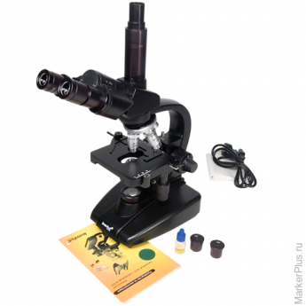 Микроскоп лабораторный LEVENHUK D670T, 40-2000 крат, тринокулярный,4 объектива, ц/камера 5 Мп, 40029