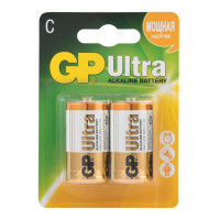 Батарейка GP Ultra C (LR14) 14A алкалиновая, BC2, 2 шт/в уп