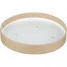 Крышка бум. OSQ Round Bowl kraft lid 100, d-102х16мм,(450шт/уп), комплект 450 шт