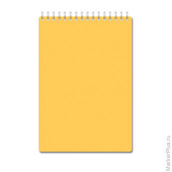 Блокнот А5,60л,кл,спир,пласт.обл,тонир.бл. Attache Bright colours Желтый Блокнот А5,60л,кл,спир,пласт.обл,тонир.бл. Attache Bright colours Желтый