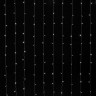 Электрогирлянда-занавес комнатная "Штора" 3х3 м, 196 LED, холодный белый свет, 220 V, ЗОЛОТАЯ СКАЗКА, 591353