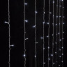 Электрогирлянда-занавес комнатная "Штора" 3х3 м, 196 LED, холодный белый свет, 220 V, ЗОЛОТАЯ СКАЗКА, 591353