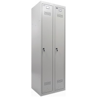 Шкаф для раздевалок модульный Практик ML-21-60 (ML-11-30+ML-01-30), 1830*600*500, 2 секции