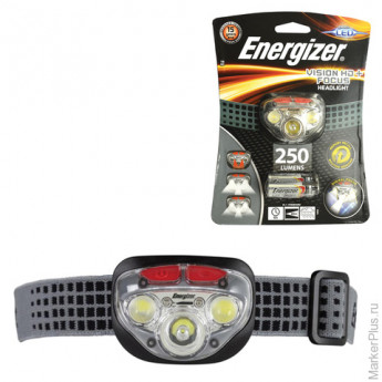 Фонарь светодиодный налобный Energizer Headlight Vision HD+ Focus, 5 светодиодов, 3 батарейки ААА в 