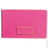 Визитница карманная FABULA "Ultra", на 40 визиток, натуральная кожа, розовая, V.90.FP
