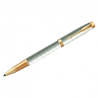 Ручка-роллер Parker 'IM Premium Pearl GT' черная, 0,8мм, подар. уп.