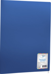 Папка OfficeSpace с 30 вкладышами, 15мм, 500мкм, синяя