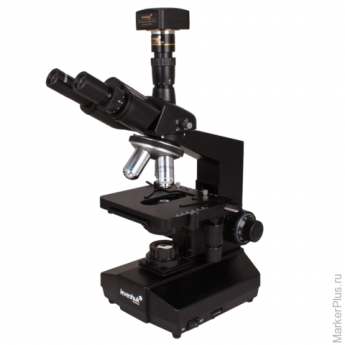 Микроскоп лабораторный LEVENHUK D870T, 40-2000 крат, тринокулярный, 4 объектива, ц/камера 8Мп, 40030