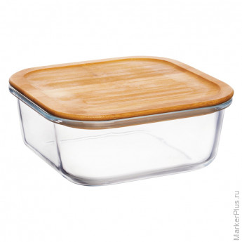Контейнер стекл квадр 1230мл бамб/кр Studio TM Appetite Контейнер стекл квадр 1230мл бамб/кр Studio TM Appetite