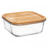 Контейнер стекл квадр 1230мл бамб/кр Studio TM Appetite Контейнер стекл квадр 1230мл бамб/кр Studio TM Appetite