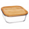 Контейнер стекл квадр 1230мл бамб/кр Studio TM Appetite Контейнер стекл квадр 1230мл бамб/кр Studio TM Appetite