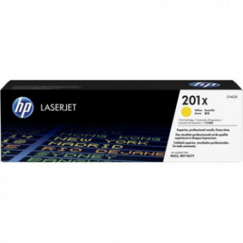 Картридж лазерный HP 201X CF402X жел. для CLJ Pro M252/M277