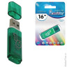Флэш-диск 16 GB, SMARTBUY Glossy, USB 2.0, зеленый, SB16GBGS-G