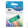 Флэш-диск 16 GB, SMARTBUY Glossy, USB 2.0, зеленый, SB16GBGS-G