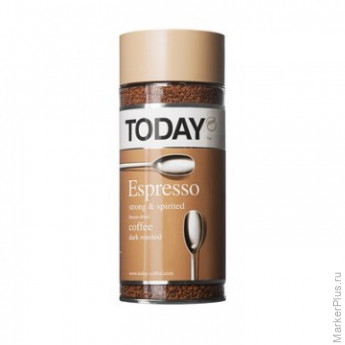 Кофе растворимый TODAY Espresso 95г Кофе растворимый TODAY Espresso 95г