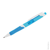 Ручка шариковая автоматическая Berlingo "F-10" синяя, 0,7мм, грип, ассорти 10 шт/в уп