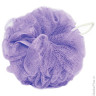 Мочалка для тела, нейлон, 32 г (9х9х9 см), фиолетовая, "Шар", TIAMO "Original", 12626