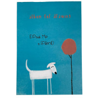 Альбом для рисования Kroyter А4 80л скл,бл.100г, Animals,диз.в асс.65079