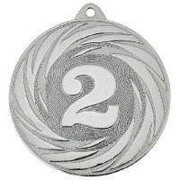 Медаль 2 место 70 мм серебро DC#MK311b-S