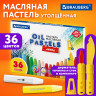 Пастель масляная восковые мелки утолщенные 36 цветов с точилкой, держателем и стеком, BRAUBERG PREMIUM, 272713 Пастель масляная восковые мелки утолщенные 36 цветов с точилкой, держателем и стеком, BRAUBERG PREMIUM, 272713