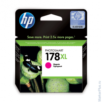 Картридж струйный HP (CB324HE) Photosmart D5400, №178XL, пурпурный, оригинальный, ресурс 750 стр.