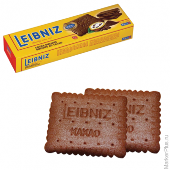 Печенье BAHLSEN Leibniz (БАЛЬЗЕН Лейбниц) "Kakaokeks", хрустящее с какао, 200 г, 13401