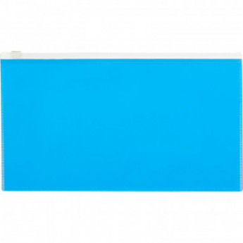 Папка на молнии 264х150 мм Attache Color , голубой