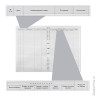 Книга учета доходов и расходов, 50 л., картон, на гребне, А4 (204х290 мм), 13с21-50