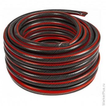 Шланг поливочный, усил. Трехслойный армированный 3/4, 50м Вихрь 73/7/2/8